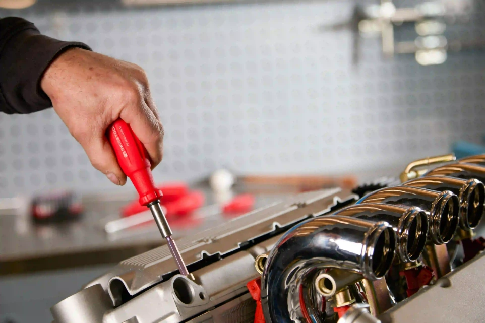 Professional car painting service with precision color matching